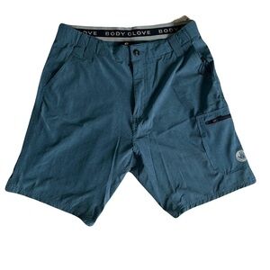 Body Glove Blue Hybrid Shorts Sporty Casual Design